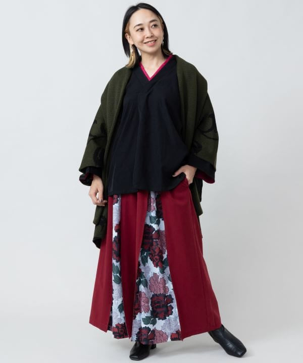 Hakkake Floral Wide Leg Pants