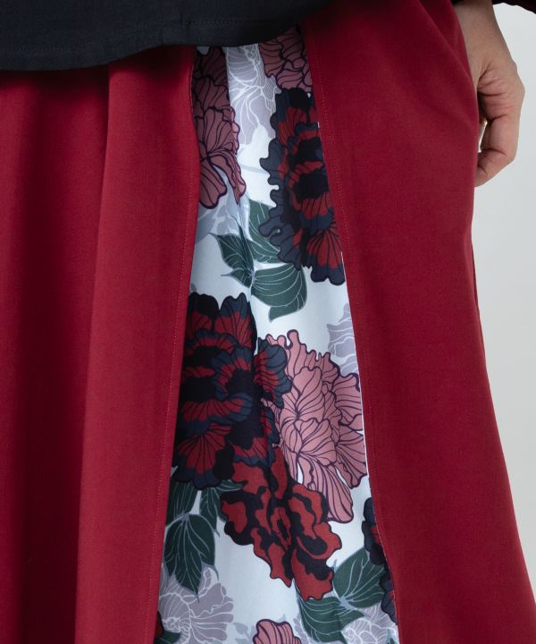 Hakkake Floral Wide Leg Pants