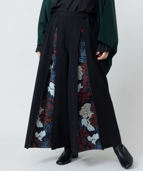 Hakkake Floral Wide Leg Pants