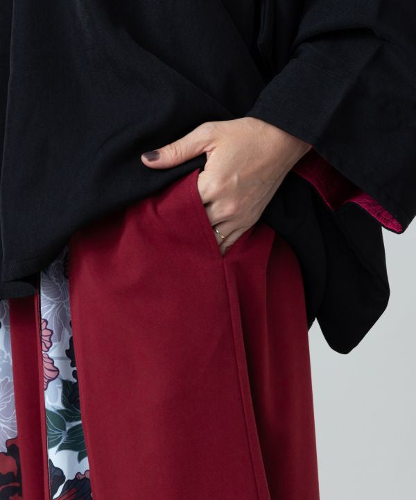 Hakkake Floral Wide Leg Pants
