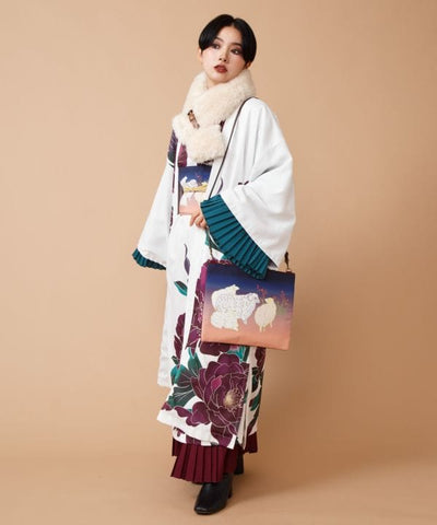 Faux Fur Japanese Style Tippet by Kaya - Ametsuchi