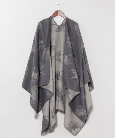 Japanese Ginkgo Leaf Wearable Stole by Kaya - Ametsuchi