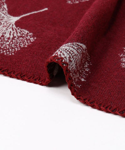Japanese Ginkgo Leaf Wearable Stole by Kaya - Ametsuchi