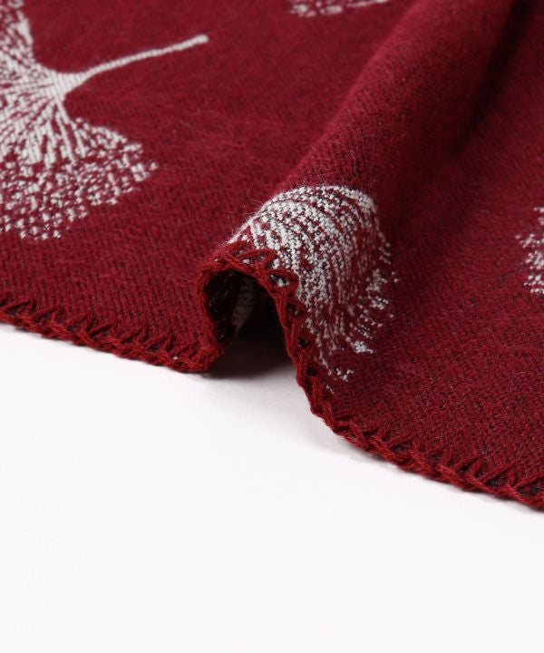 Japanese Ginkgo Leaf Wearable Stole by Kaya - Ametsuchi