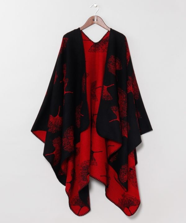 Japanese Ginkgo Leaf Wearable Stole
