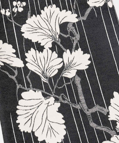 Japanese Botanical Stripe Stole by Kaya - Ametsuchi
