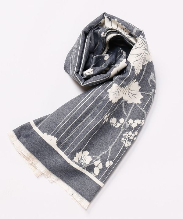 Japanese Botanical Stripe Stole