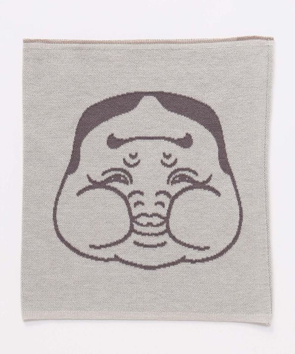 Japanese Folk Face Haramaki Belly Warmer - L by Kaya - Ametsuchi