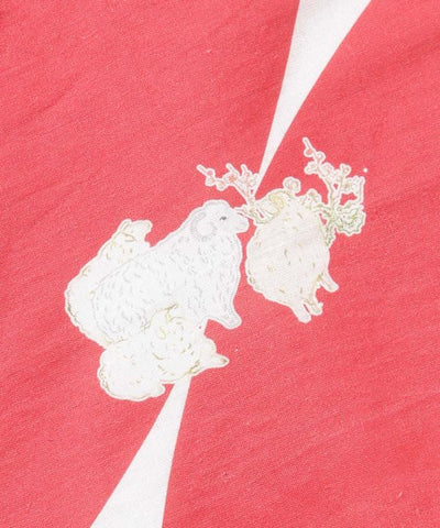 Japanese Sheep Chidori Stitch Handkerchief by Kaya - Ametsuchi