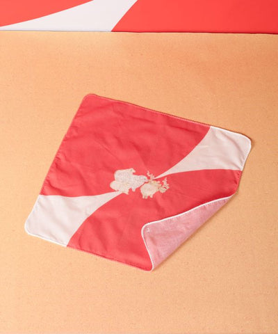 Japanese Sheep Chidori Stitch Handkerchief by Kaya - Ametsuchi