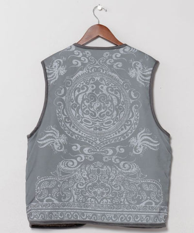 Reversible Faux Fur Vest by AMINA - Ametsuchi