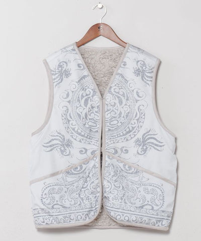 Reversible Faux Fur Vest by AMINA - Ametsuchi
