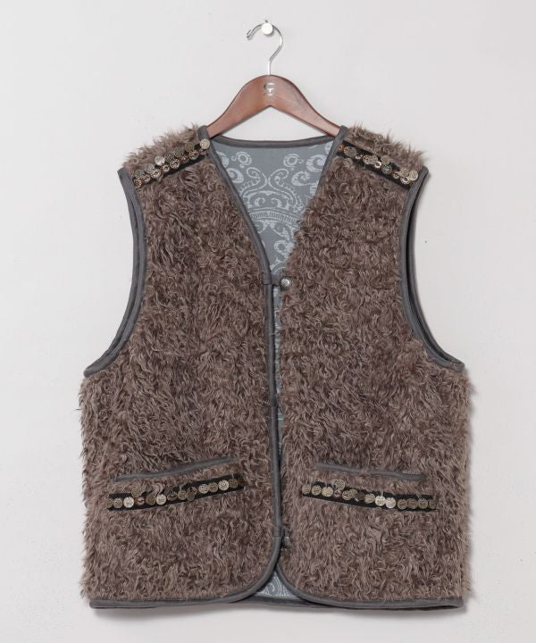 Reversible Faux Fur Vest