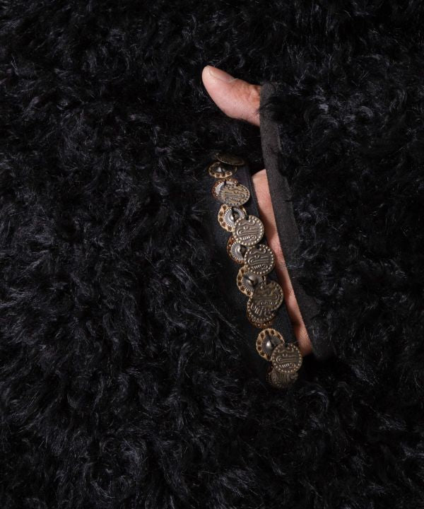 Men's Reversible Faux Fur Jacket by AMINA - Ametsuchi