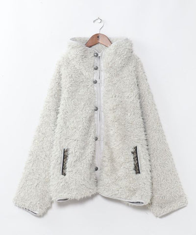 Men's Reversible Faux Fur Jacket by AMINA - Ametsuchi