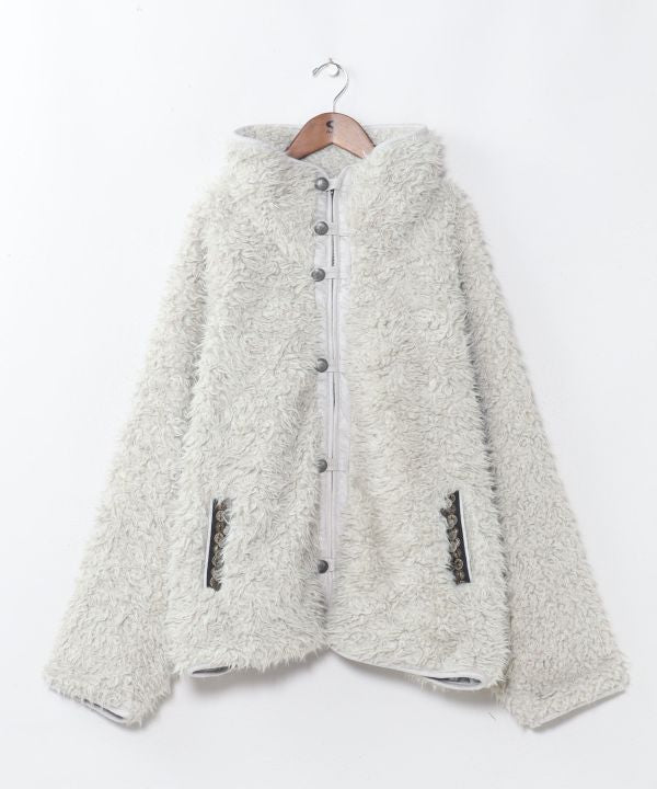 Men's Reversible Faux Fur Jacket by AMINA - Ametsuchi