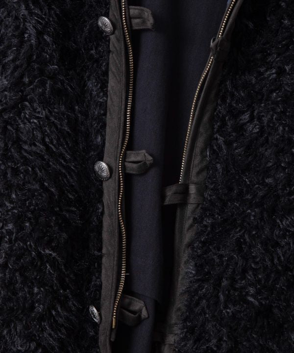 Men's Reversible Faux Fur Jacket by AMINA - Ametsuchi