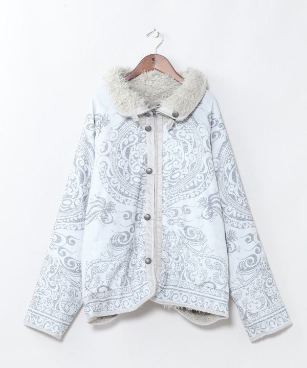 Men's Reversible Faux Fur Jacket by AMINA - Ametsuchi