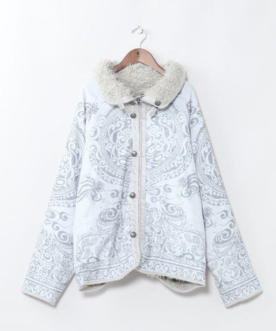 Men's Reversible Faux Fur Jacket by AMINA - Ametsuchi