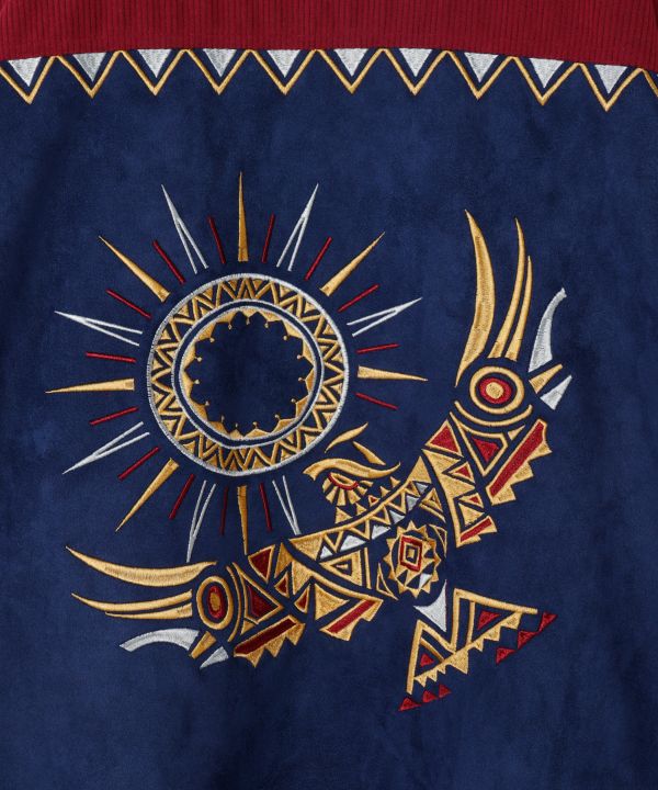 Embroidered Patchwork Jacket