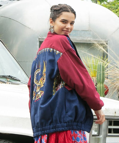 Embroidered Patchwork Jacket