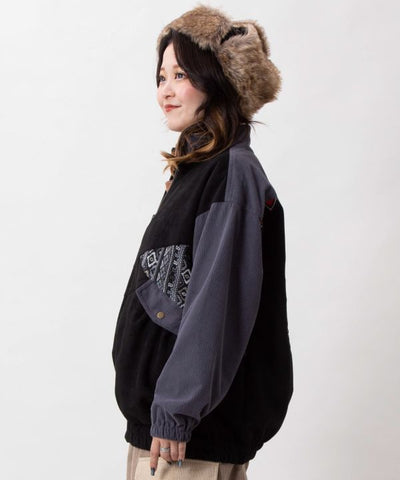 Embroidered Patchwork Jacket
