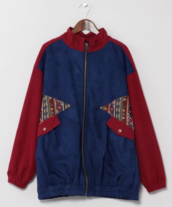 Embroidered Patchwork Jacket