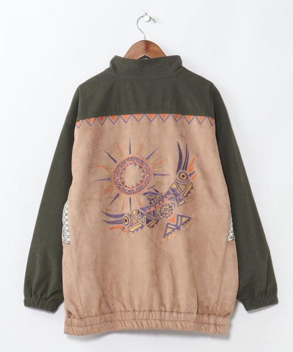Embroidered Patchwork Jacket