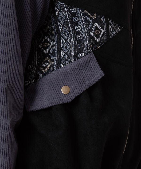 Embroidered Patchwork Jacket