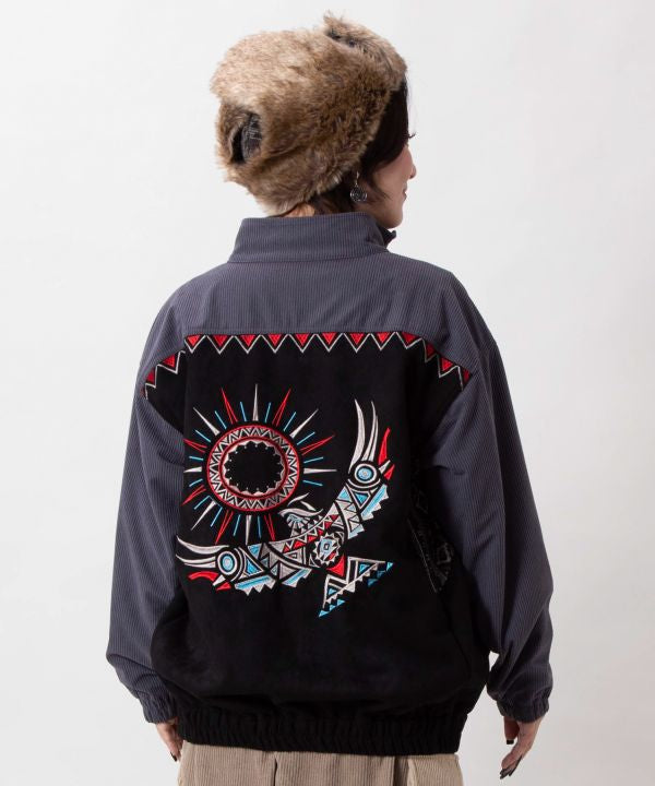 Embroidered Patchwork Jacket