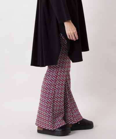 Colorful Geometric Bootcut Pants