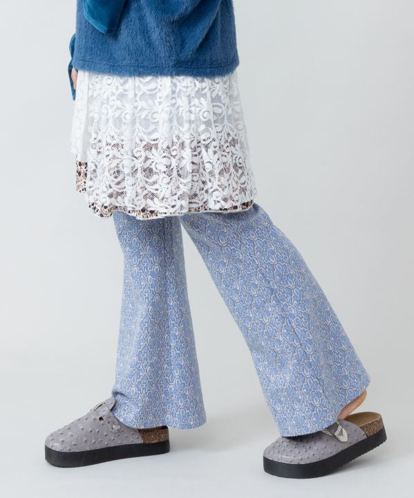 Indian Flower Market Bootcut Pants
