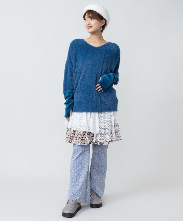 Indian Flower Market Bootcut Pants