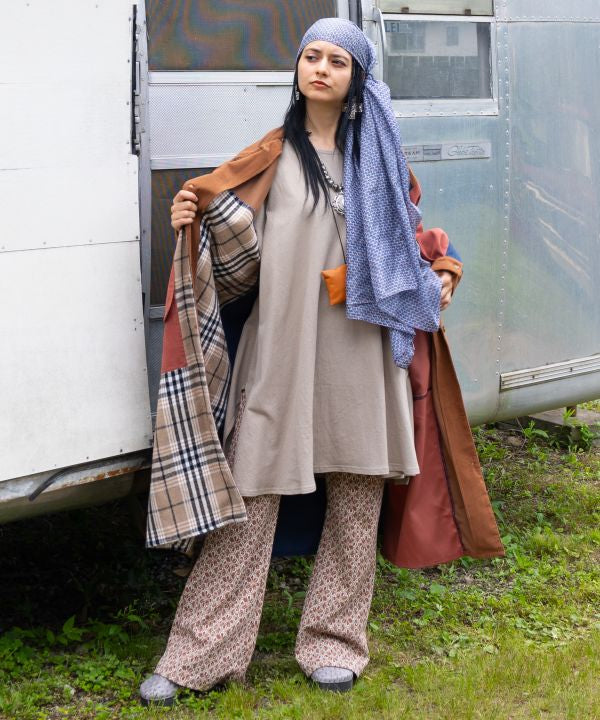 Indian Flower Market Bootcut Pants
