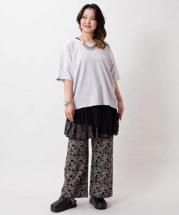 Botanical Wide-Leg Pants