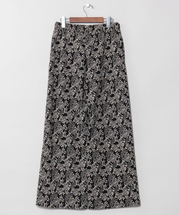 Botanical Wide-Leg Pants