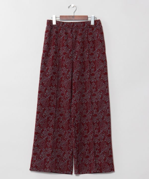 Botanical Wide-Leg Pants