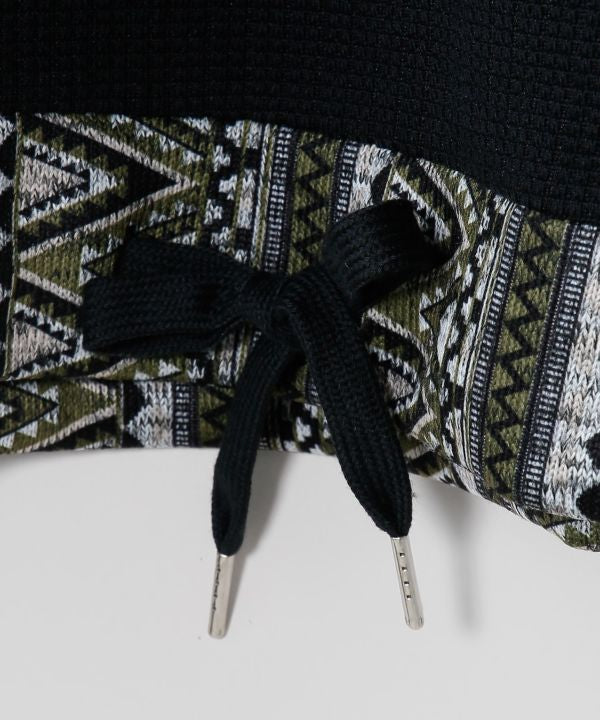 Geometric Pattern Patchwork Top
