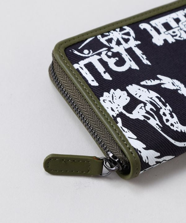 Folk Art Graphic Long Wallet by AMINA - Ametsuchi