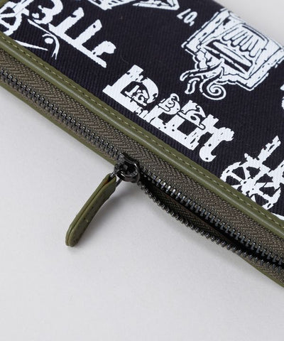 Folk Art Graphic Long Wallet by AMINA - Ametsuchi