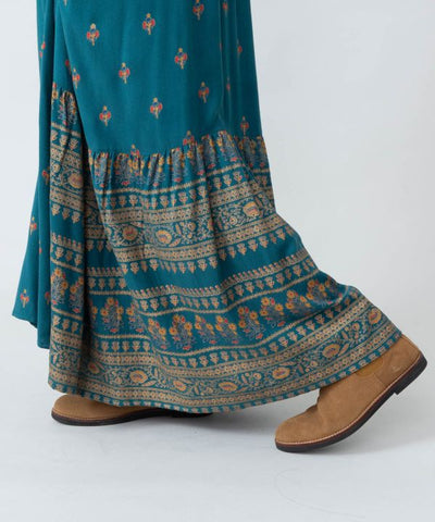 Indian Market Glitter Print Dress