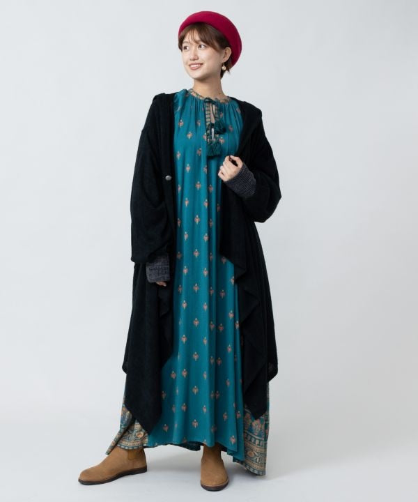 Indian Market Glitter Print Dress