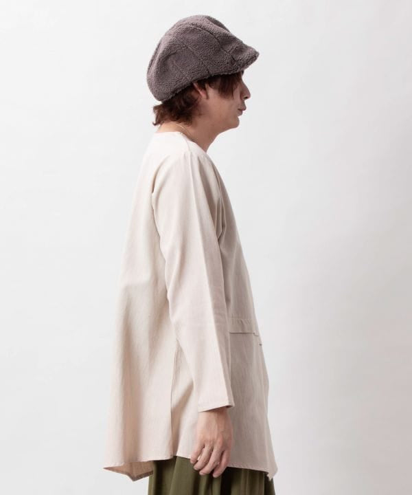Men's Herringbone Cotton Oversized Top