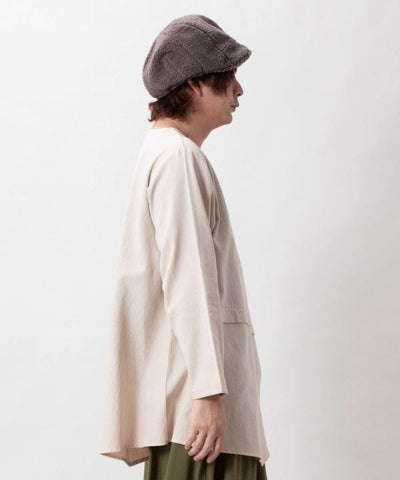 Men's Herringbone Cotton Oversized Top