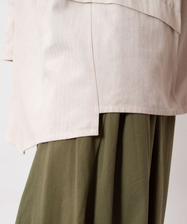 Men's Herringbone Cotton Oversized Top