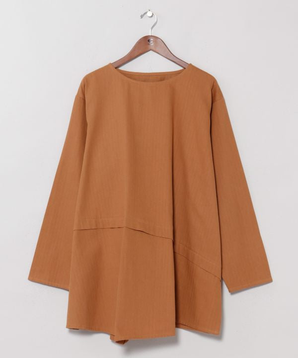 Men's Herringbone Cotton Oversized Top