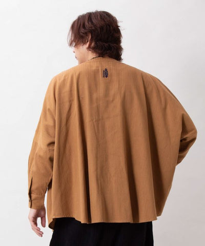 Free Traveler Paisley Embroidered Shirt by AMINA - Ametsuchi