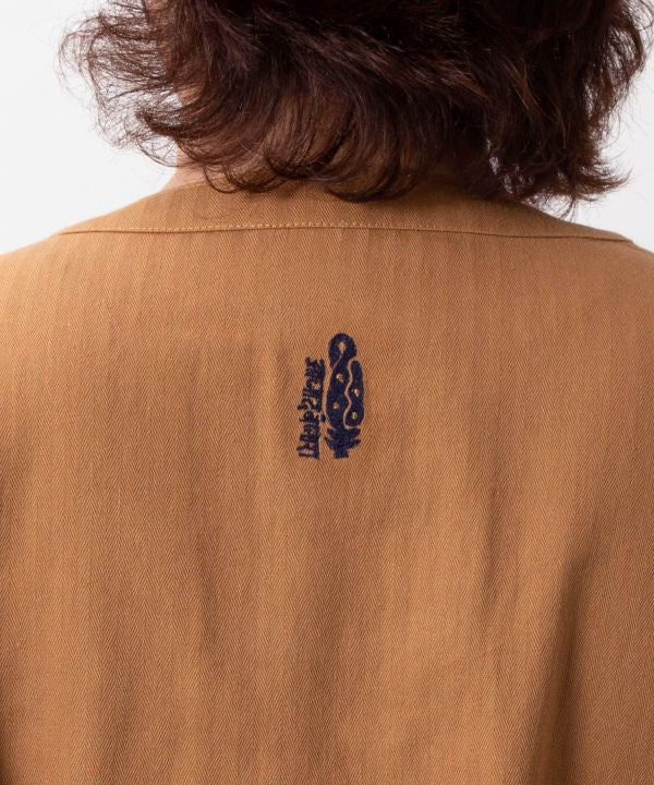 Free Traveler Paisley Embroidered Shirt by AMINA - Ametsuchi
