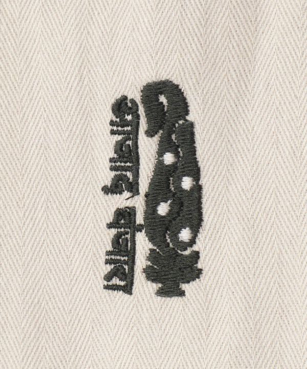 Free Traveler Paisley Embroidered Long Shirt by AMINA - Ametsuchi