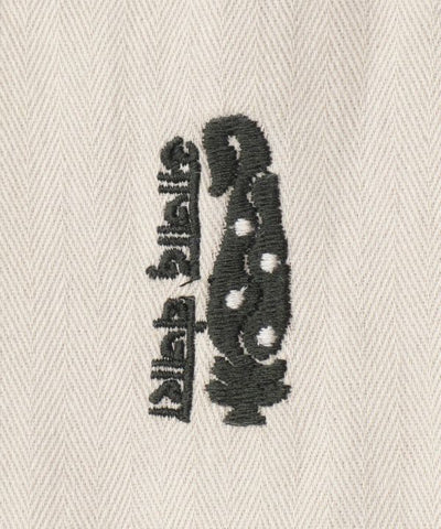 Free Traveler Paisley Embroidered Long Shirt by AMINA - Ametsuchi